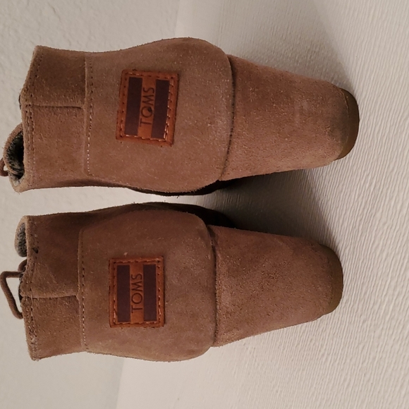 Toms Suede wedges Booties Size 7.5 - Picture 4 of 11